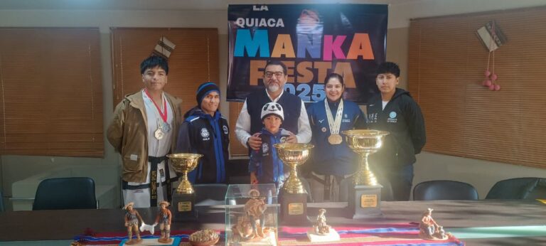 LA ESCUELA MUNICIPAL DE TAEKWONDO DEJÓ EN ALTO EL NOMBRE DE LA QUIACA EN BOLIVIA