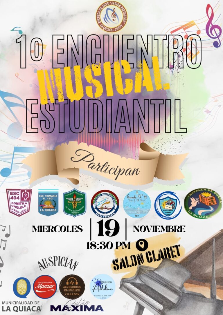 PRIMER ENCUENTRO MUSICAL ESTUDIANTIL: UNA CELEBRACIÓN DEL ARTE Y LA COMUNIDAD