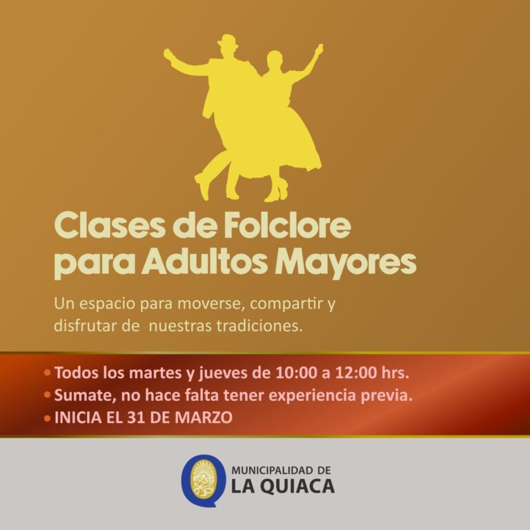 LA MUNICIPALIDAD DE LA QUIACA LANZÓ UNA PROPUESTA DESTINADA A LOS ADULTOS MAYORES DE LA CUIDAD