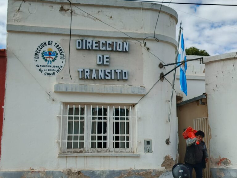 DIRECCIÓN DE TRÁNSITO DE LA QUIACA INTENSIFICA OPERATIVOS DE CONTROL Y DEMARCACIÓN VIAL