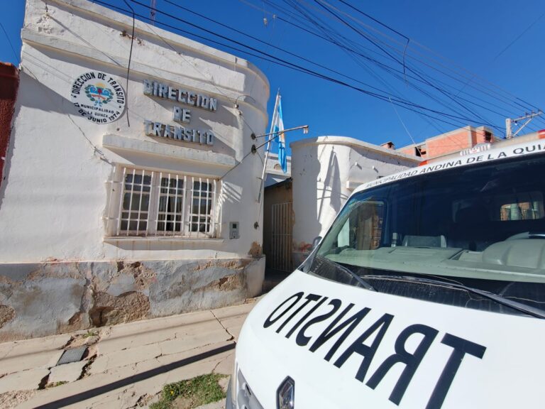 CONTROLES PREVENTIVOS DURANTE EL FIN DE SEMANA LARGO: TRÁNSITO REFORZÓ LA SEGURIDAD VIAL EN LA QUIACA