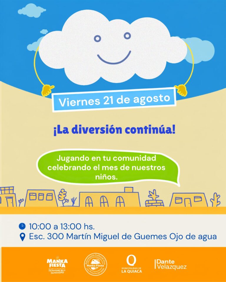 LA MUNICIPALIDAD DE LA QUIACA LLEVA EL MES DE LAS INFANCIAS A LAS COMUNIDADES RURALES